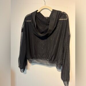 Mesh Alo Yoga hooded top